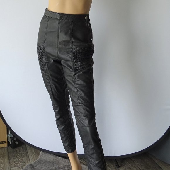 Free People Pants - Free People Kaelin Moto Faux Leather Pants NWT